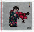 PRE-ORDER: Man with Frog Mouth Canvas