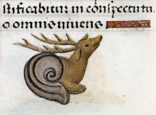 Deer Snail - Stitch Chart