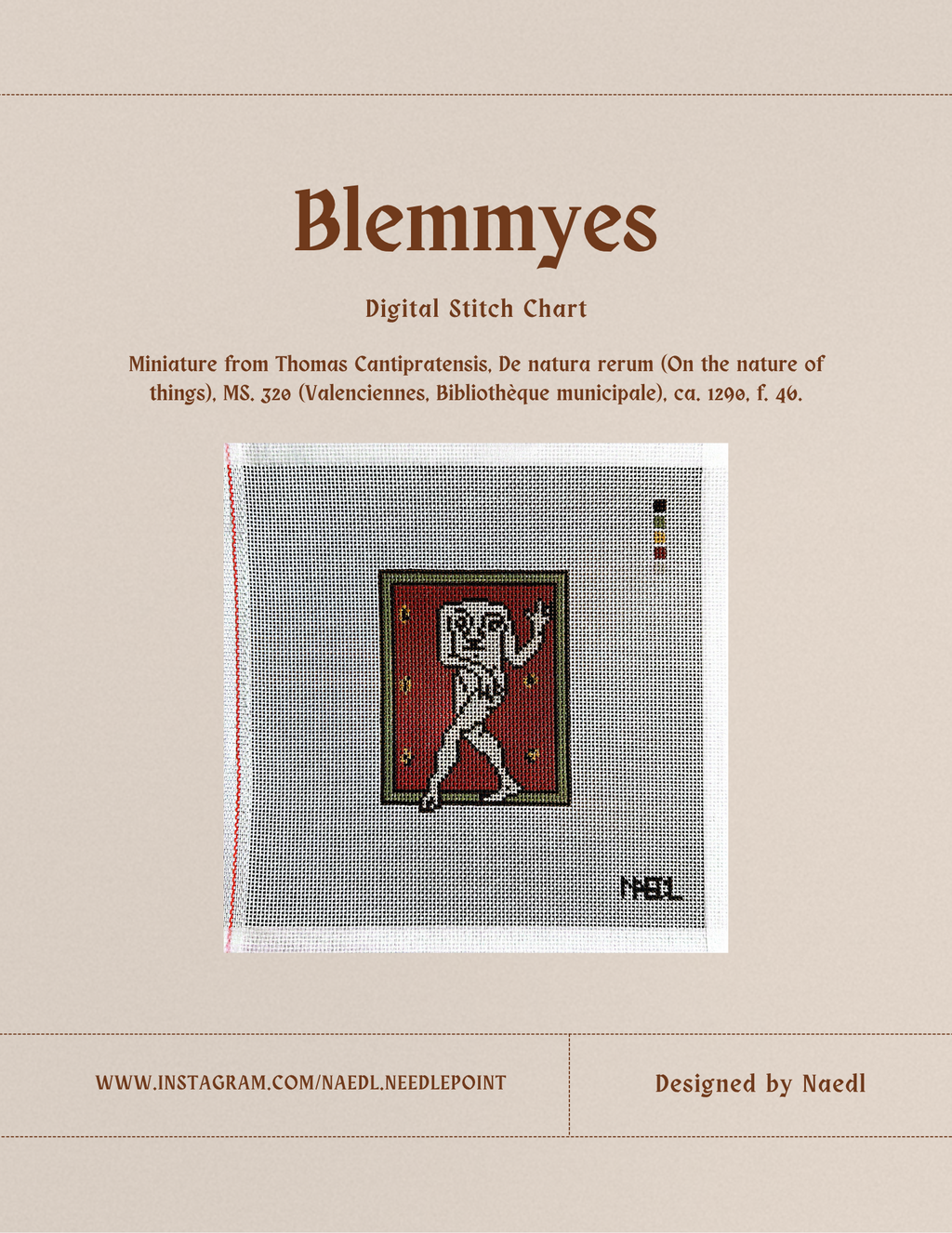 Blemmyes - Stitch Chart