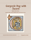 Gargoyle Dog with Sword - Stitch Chart