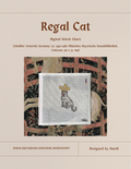 Regal Cat - Medieval Marginalia Stitch Chart