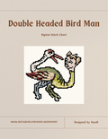 Double-Headed Bird Man - Stitch Chart