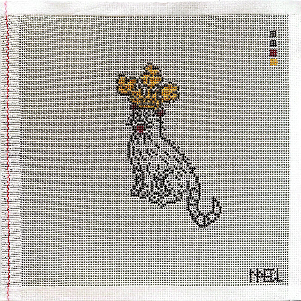 Regal Cat - Medieval Marginalia Stitch Chart