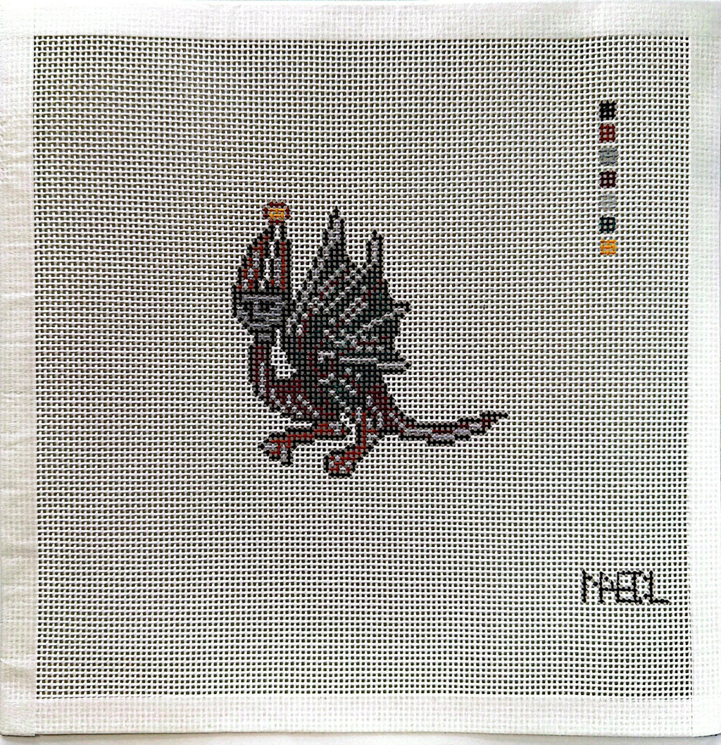 Dragon Man - Medieval Marginalia Stitch Chart