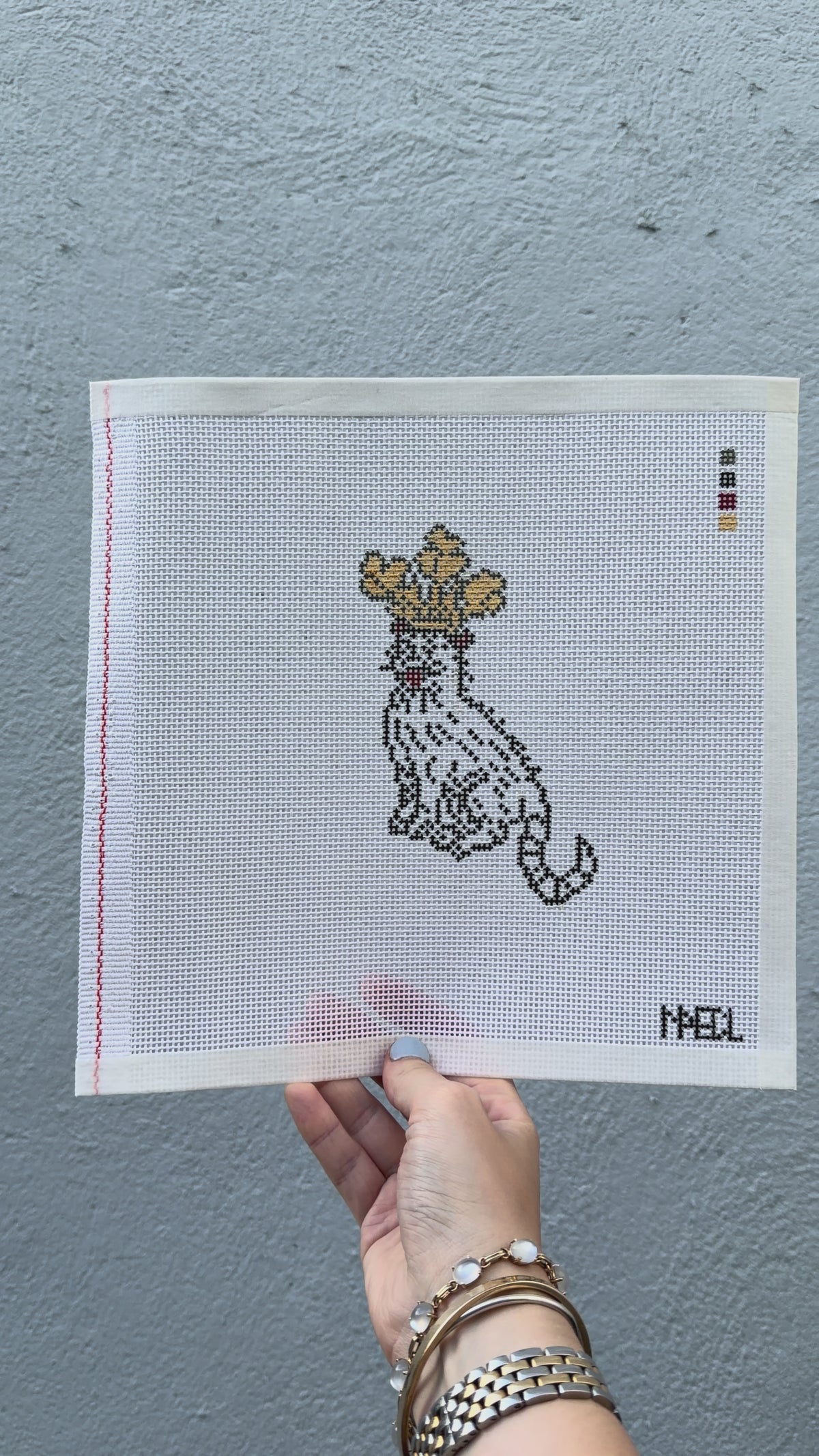 PRE-ORDER: Regal Cat - Illuminated Manuscript Detail