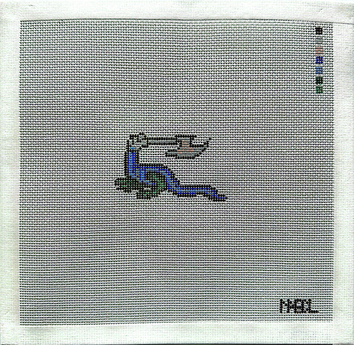 Serpent Executioner - Medieval Marginalia Stitch Chart